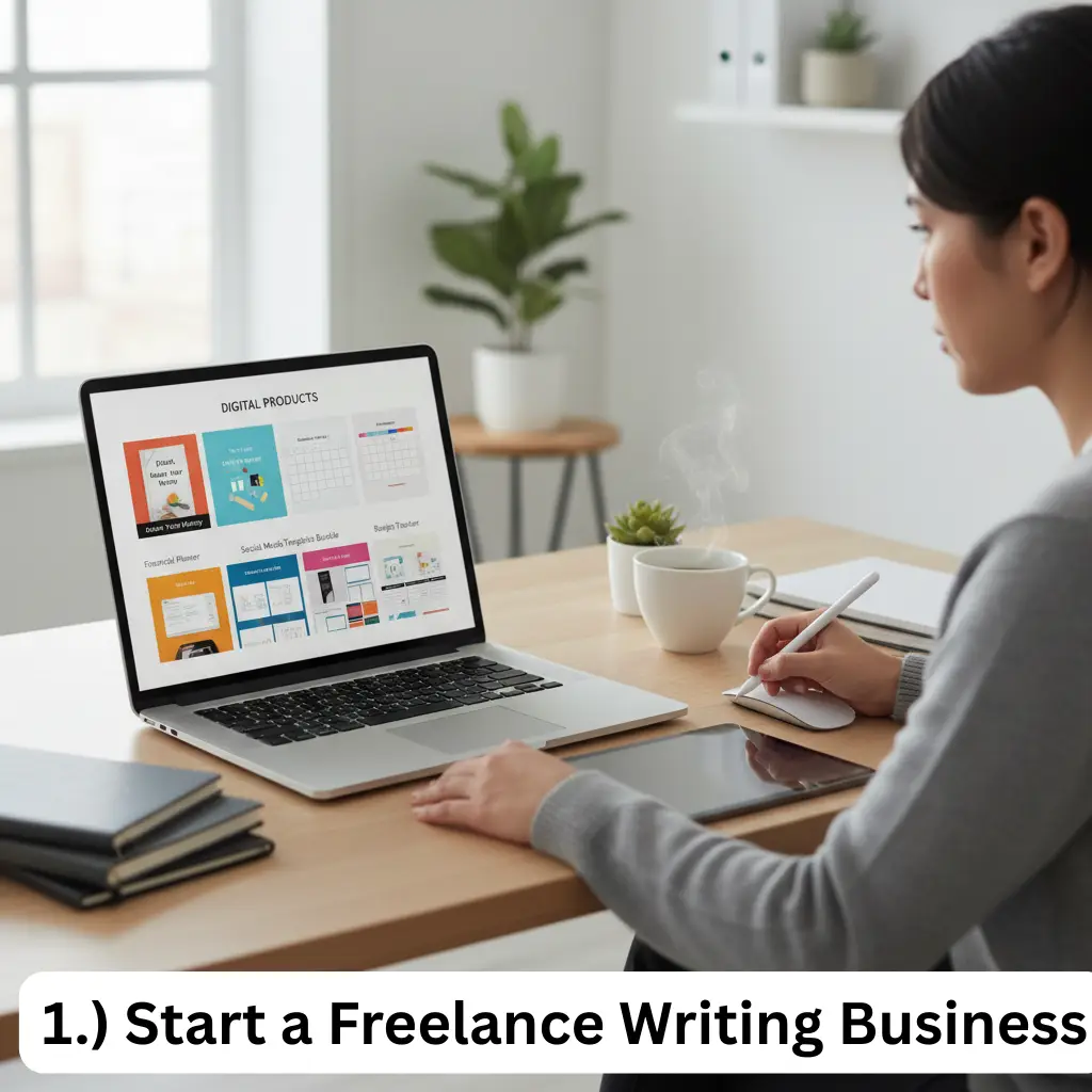 1.) Start a Freelance Writing Business