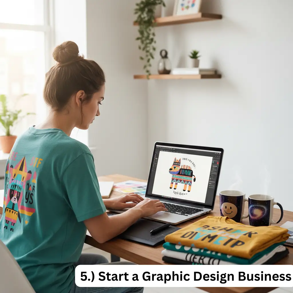 5.) Start a Graphic Design Business