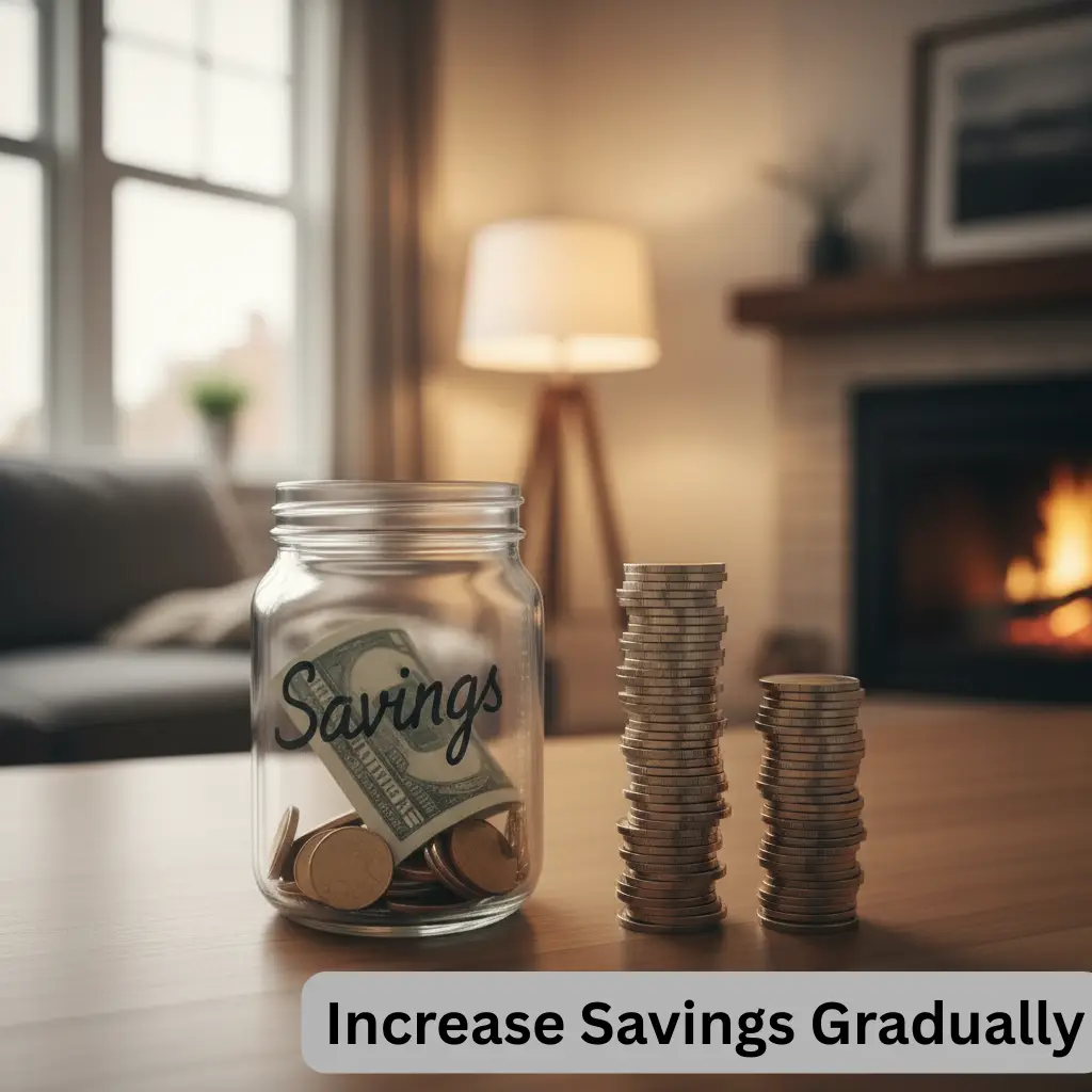 Increase Savings Gradually