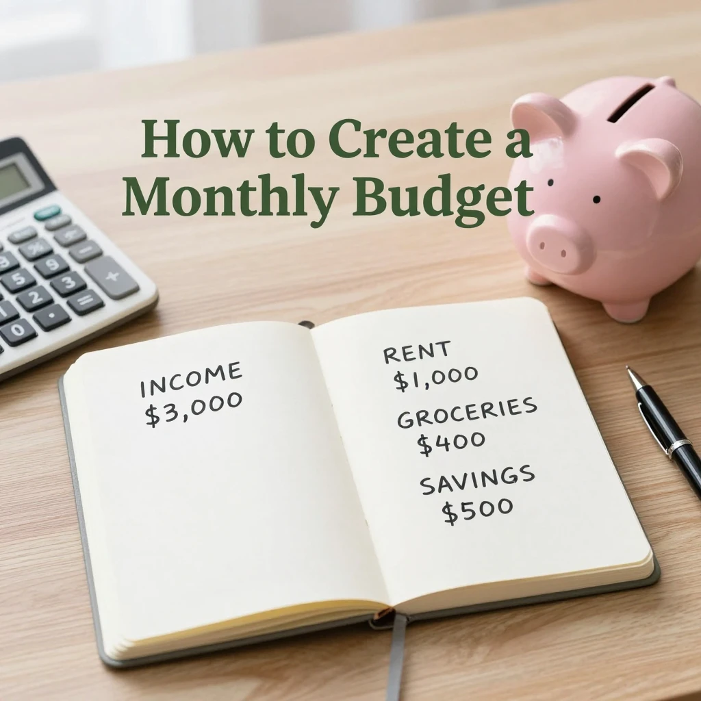 How to Create a Monthly Budget